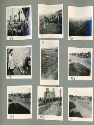 WWII PHOTO ALBUM GERMAN TROOPS ON EASTERN FRONT 1942