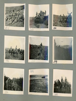 WWII PHOTO ALBUM GERMAN TROOPS ON EASTERN FRONT 1942