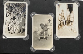 1920s WEST INDIES PHOTO ALBUM - VENEZUELA, CURACAO, PUERTO RICO