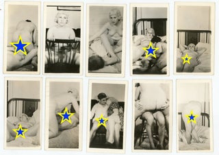 VINTAGE EROTICA - ONE COUPLE - 50 PHOTOS c. 1930s