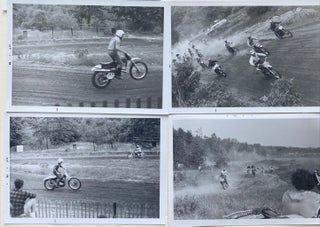 1970 DIRT BIKE RACING VINTAGE SNAPSHOT PHOTO LOT