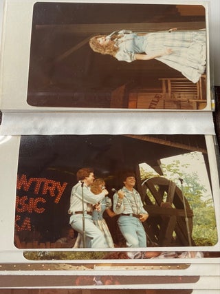 MID 1980s COUNTRY WESTERN MUSIC FAN PHOTO ALBUM COLLECTION - Jerry Lee Lewis - Elvis