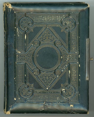VICTORIAN CDV PHOTO ALBUM - HAND-TINTED PHOTOS