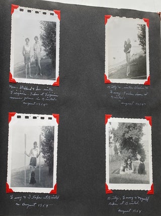 MID 1950s PHOTO ALBUM - WOMAN'S OBSESSION with "MY MAN"