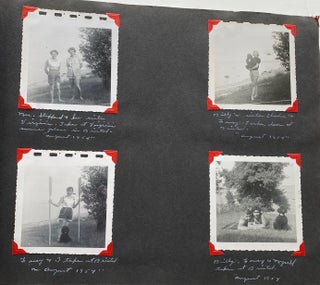 MID 1950s PHOTO ALBUM - WOMAN'S OBSESSION with "MY MAN"