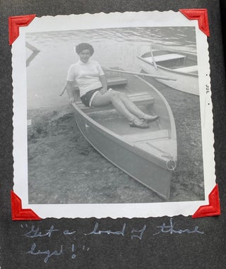 MID 1950s PHOTO ALBUM - WOMAN'S OBSESSION with "MY MAN"