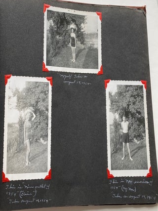 MID 1950s PHOTO ALBUM - WOMAN'S OBSESSION with "MY MAN"