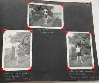 MID 1950s PHOTO ALBUM - WOMAN'S OBSESSION with "MY MAN"