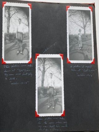 MID 1950s PHOTO ALBUM - WOMAN'S OBSESSION with "MY MAN"