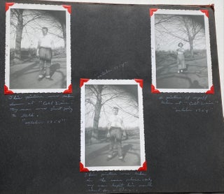 MID 1950s PHOTO ALBUM - WOMAN'S OBSESSION with "MY MAN"