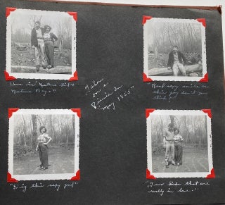 MID 1950s PHOTO ALBUM - WOMAN'S OBSESSION with "MY MAN"