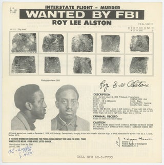 FBI WANTED MUGSHOT NOTICE MAILERS 1961 - 1963