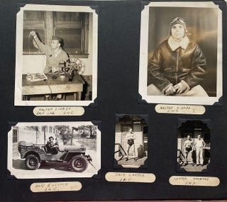 WWII SOLDIER’S PHOTO ALBUM - MAX BAER, AFRICAN AMERICAN BOXERS, DALE MABRY 1944