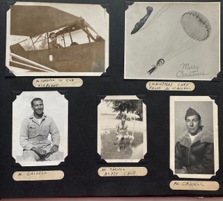 WWII SOLDIER’S PHOTO ALBUM - MAX BAER, AFRICAN AMERICAN BOXERS, DALE MABRY 1944