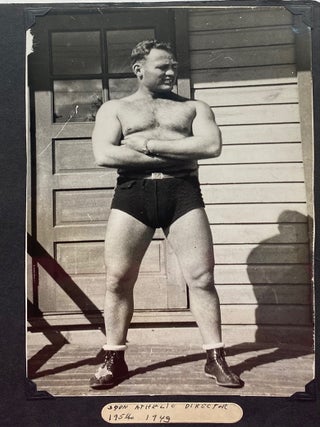 WWII SOLDIER’S PHOTO ALBUM - MAX BAER, AFRICAN AMERICAN BOXERS, DALE MABRY 1944