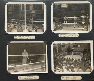 WWII SOLDIER’S PHOTO ALBUM - MAX BAER, AFRICAN AMERICAN BOXERS, DALE MABRY 1944