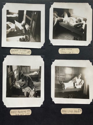 WWII SOLDIER’S PHOTO ALBUM - MAX BAER, AFRICAN AMERICAN BOXERS, DALE MABRY 1944