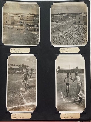 WWII SOLDIER’S PHOTO ALBUM - MAX BAER, AFRICAN AMERICAN BOXERS, DALE MABRY 1944