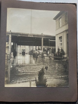 1920 AMERICAN OCCUPATION of GERMANY - RHINELAND FLOOD SCRAPBOOK and PHOTO ALBUM