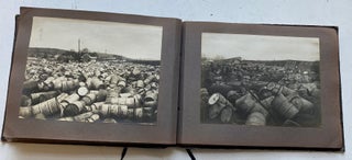 1920 AMERICAN OCCUPATION of GERMANY - RHINELAND FLOOD SCRAPBOOK and PHOTO ALBUM
