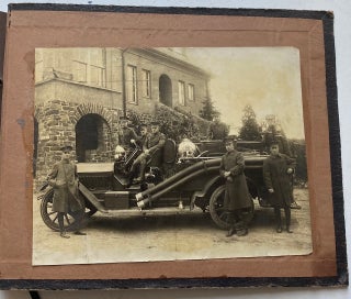 1920 AMERICAN OCCUPATION of GERMANY - RHINELAND FLOOD SCRAPBOOK and PHOTO ALBUM
