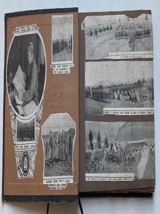 1920 AMERICAN OCCUPATION of GERMANY - RHINELAND FLOOD SCRAPBOOK and PHOTO ALBUM
