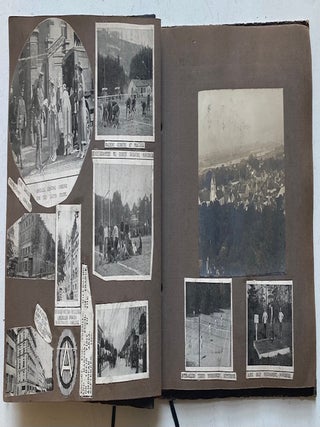 1920 AMERICAN OCCUPATION of GERMANY - RHINELAND FLOOD SCRAPBOOK and PHOTO ALBUM