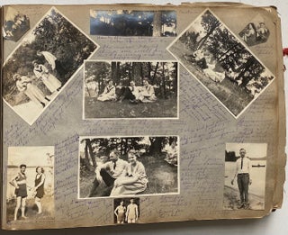 Item #521 DELIGHTFUL SCRAPBOOK PHOTO ALBUM HAMLINE UNIVERSITY MINNESOTA 1918-1922