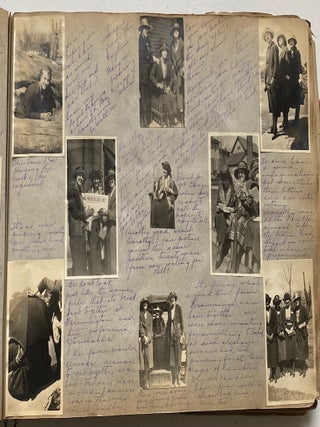DELIGHTFUL SCRAPBOOK PHOTO ALBUM HAMLINE UNIVERSITY MINNESOTA 1918-1922
