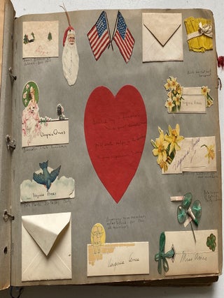 DELIGHTFUL SCRAPBOOK PHOTO ALBUM HAMLINE UNIVERSITY MINNESOTA 1918-1922