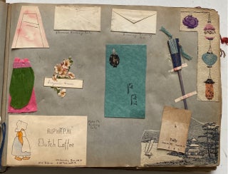 DELIGHTFUL SCRAPBOOK PHOTO ALBUM HAMLINE UNIVERSITY MINNESOTA 1918-1922