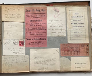 DELIGHTFUL SCRAPBOOK PHOTO ALBUM HAMLINE UNIVERSITY MINNESOTA 1918-1922