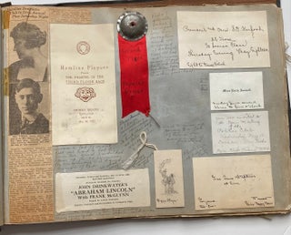 DELIGHTFUL SCRAPBOOK PHOTO ALBUM HAMLINE UNIVERSITY MINNESOTA 1918-1922