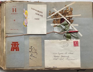 DELIGHTFUL SCRAPBOOK PHOTO ALBUM HAMLINE UNIVERSITY MINNESOTA 1918-1922
