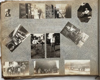 DELIGHTFUL SCRAPBOOK PHOTO ALBUM HAMLINE UNIVERSITY MINNESOTA 1918-1922