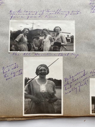 DELIGHTFUL SCRAPBOOK PHOTO ALBUM HAMLINE UNIVERSITY MINNESOTA 1918-1922