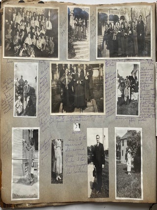 DELIGHTFUL SCRAPBOOK PHOTO ALBUM HAMLINE UNIVERSITY MINNESOTA 1918-1922