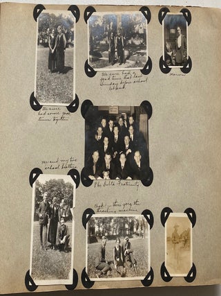 DELIGHTFUL SCRAPBOOK PHOTO ALBUM HAMLINE UNIVERSITY MINNESOTA 1918-1922