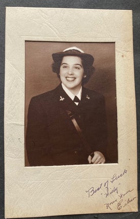 WWII NAVY NURSE ENSIGN RUTH BAYER PHOTO ALBUM SCRAPBOOK 1944-1946