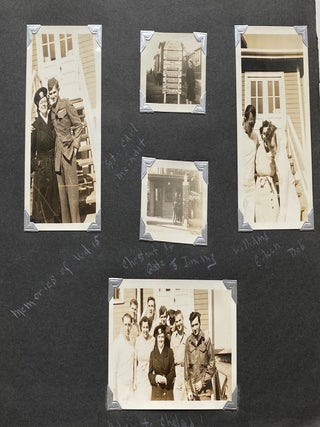WWII NAVY NURSE ENSIGN RUTH BAYER PHOTO ALBUM SCRAPBOOK 1944-1946