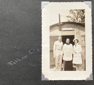 WWII NAVY NURSE ENSIGN RUTH BAYER PHOTO ALBUM SCRAPBOOK 1944-1946