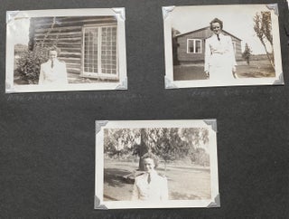 WWII NAVY NURSE ENSIGN RUTH BAYER PHOTO ALBUM SCRAPBOOK 1944-1946