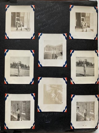 WWII NAVY NURSE ENSIGN RUTH BAYER PHOTO ALBUM SCRAPBOOK 1944-1946