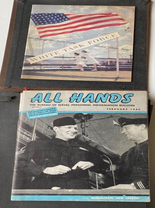 WWII NAVY NURSE ENSIGN RUTH BAYER PHOTO ALBUM SCRAPBOOK 1944-1946