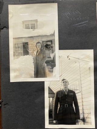 WWII NAVY NURSE ENSIGN RUTH BAYER PHOTO ALBUM SCRAPBOOK 1944-1946