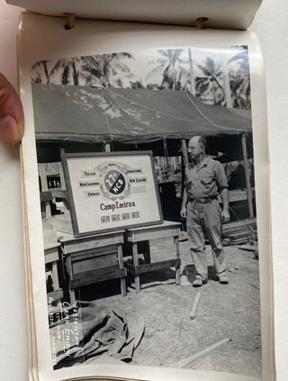 WWII SOUTH PACIFIC CAMP EMIRAU NAVY PHOTO ALBUM