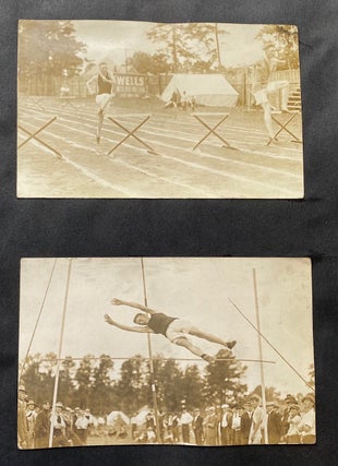 HENDRIX COLLEGE ARKANSAS ATHLETICS and WWI PHOTO ALBUM 1914-1918 - SPANISH FLU - UC BERKELEY