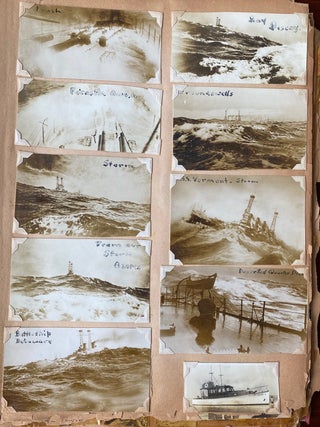 1918-1921 NAVAL PHOTO ALBUM -COURT MARTIAL - CALVIN COOLIDGE