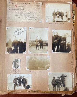 1918-1921 NAVAL PHOTO ALBUM -COURT MARTIAL - CALVIN COOLIDGE
