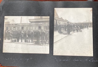 NAVAL TRAVEL PHOTO ALBUM MOSTLY 1910s